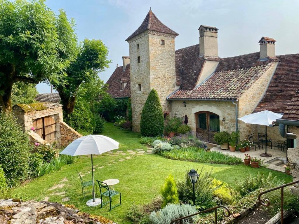 Bed and Breakfast Manoir De Rieuzal Loubressac Exterior foto