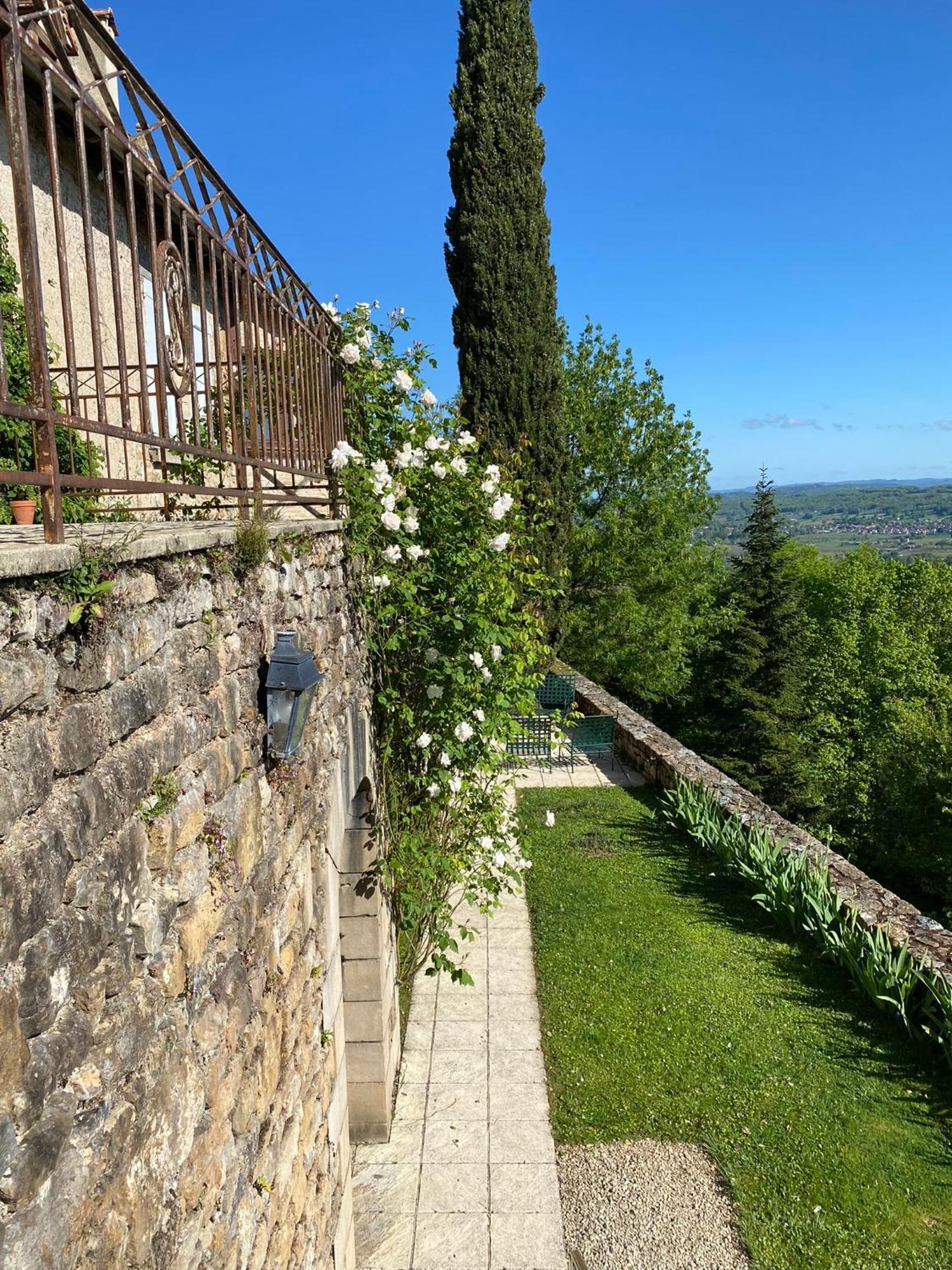 Bed and Breakfast Manoir De Rieuzal Loubressac Exterior foto