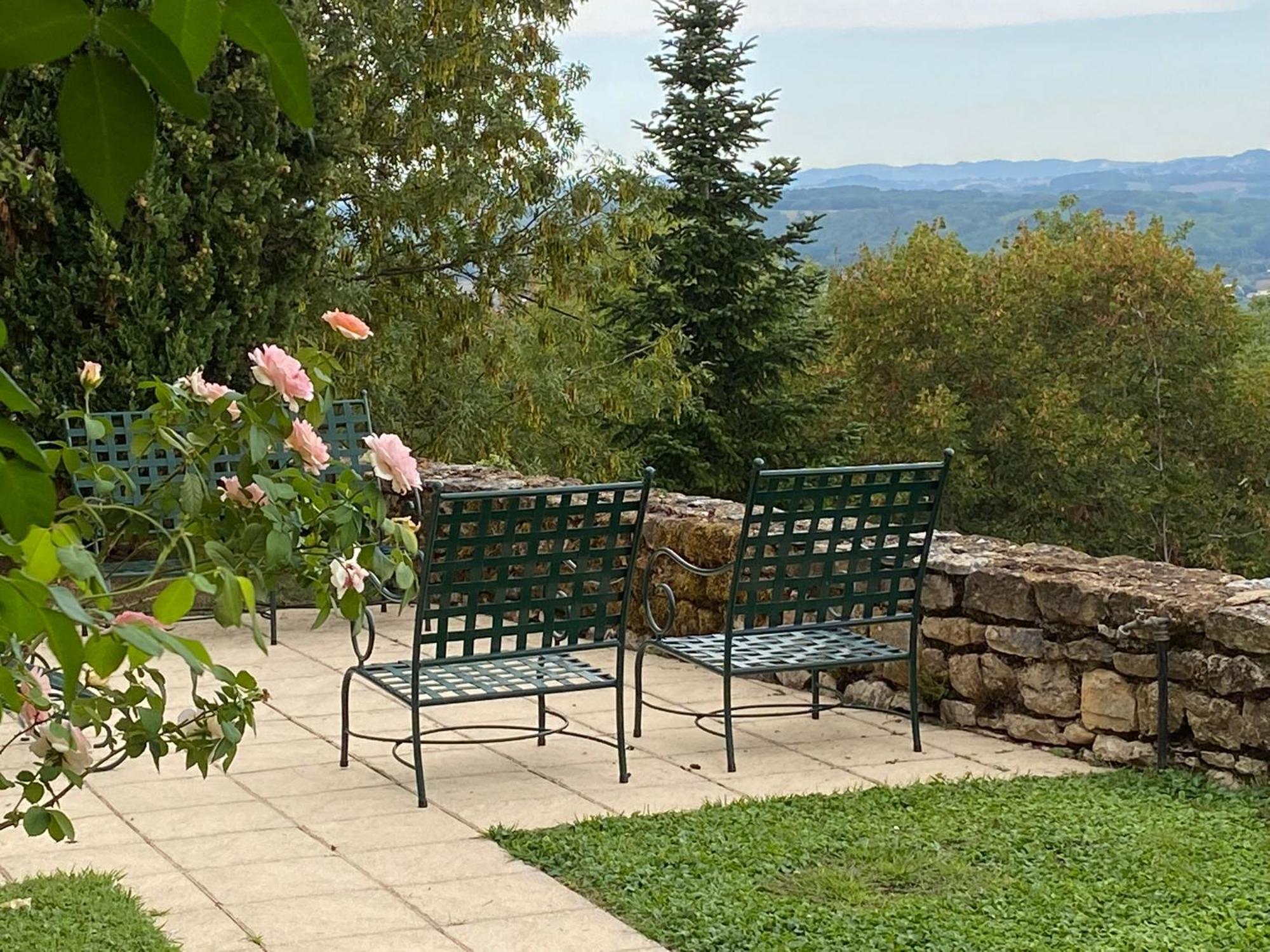Bed and Breakfast Manoir De Rieuzal Loubressac Exterior foto